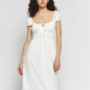 NWT Reformation Arna Dress White - Size 6